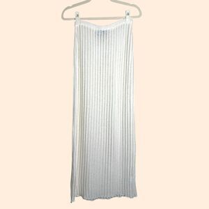 Isabelle Quinn Knit Maxi Skirt Ivory